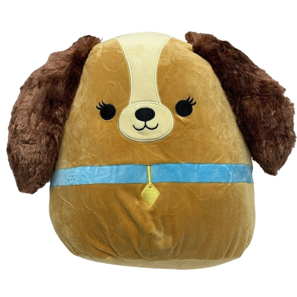 Squishmallow Disney Lady‎ 14" Dog Brown Plush Ultra Soft Stuffed Pillow New